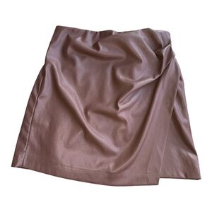 ARITZIA WILFRED BROWN Patent Skirt